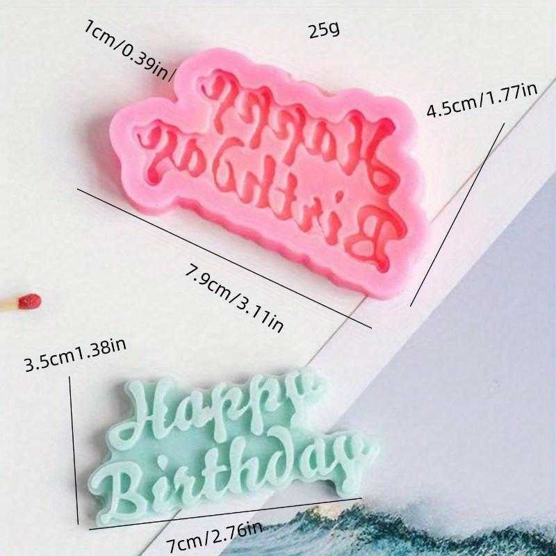 1pc Happy Birthday Cake Mold, Cake Baking & Decor Supplies
