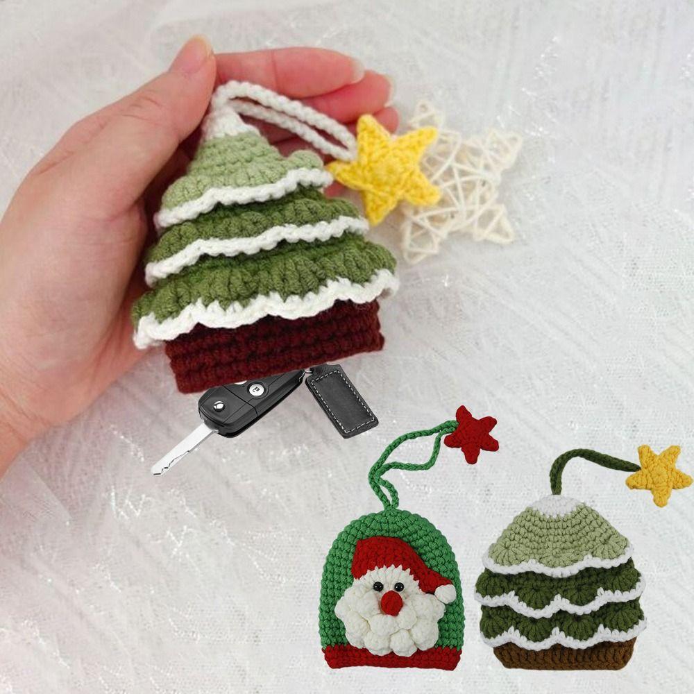 

Key Ring Car Key Bag Handmade Weaving Bag Pendant Fashion Auto Key Case