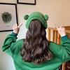 Warm Knitted  Frog Hat Knitted Warm Hat Cap Gift Idea Women  Beanie Hat  Autumn Season