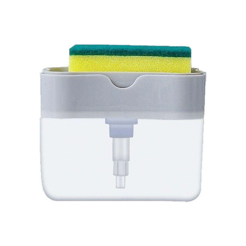 Cross-border Soap Dispenser and Cleaning Brush with Liquid Box and Sponge