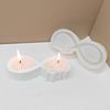 Ribbon Love Candlesticks Molds Candle Holder Silicone Molds Castings Moulds Plaster Molds for Candle Holder Making