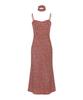 Lulu Seoul Juliet Slim Fit Dress (Scarf Set / Red)