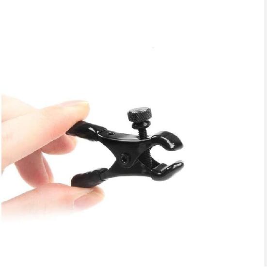 Clipsuri pentru Sfarcuri LANWAN cu Decorațiuni Fundițe, Non-Piercing, Cleme Ajustabile pentru Sfarcuri pentru Femei Fete (Negru)