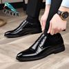 Men's leather shoes summer new leather black business dress leather shoes