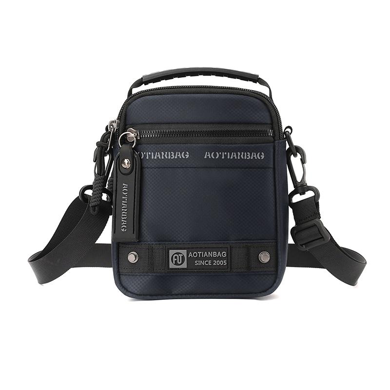 Men's Shoulder Bag Solid Color Handbag