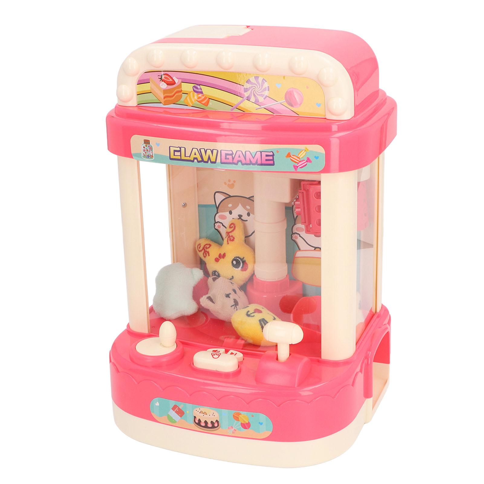 

Машина для кукольных когтей, световые и звуковые эффекты, машина для захвата игрушек с 6 куклами для детей