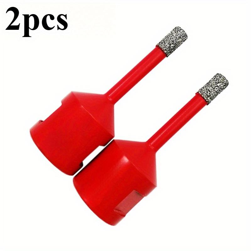 2pcs 6mm Hole Opener Diamond Drill Bit Dry Porcelain Tile Marble Core Drill Bit Granite Marble Hole Saw M14 Threaded Drill Crown