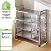 Weiperlo Stainless Steel Multi-layer Kitchen Storage Rack