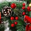 30CM Christmas Door Wreath Artificial Hanging Xmas Garland Home Window Indoor Outdoor Christmas Decor Pendant Navidad
