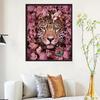 5D Diy Diamond Painting Leopard In the Bush Cross Stitch Set Full Diamond Embroidery Mosaic Art Picture of Rhinestones Decor Gift