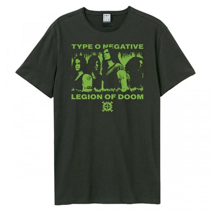 Amplified Unisex Adult Legion Of Doom Type O Negative T-Shirt L charbon de bois