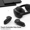 2Pcs VR Controller Cases Uninterrupted Signal Anti-shock Tasteless Anti-fall Textured Surface Protective Silicone VR Controller Protective Covers