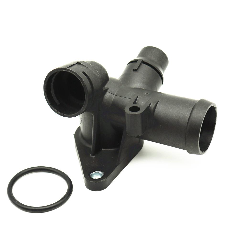 

FHAWKEYEQ Фланец охлаждающей жидкости двигателя, разъем выпускного шланга для A4 B6 B7 1,8 T Avant Seat Exeo 06B121132E 06B121132B 1470057 Plastic 1Pcs