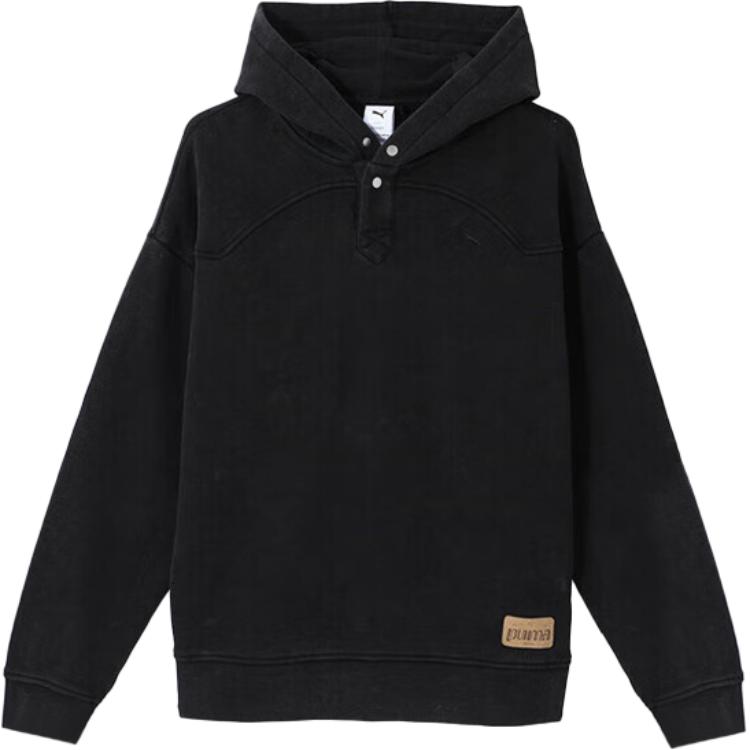 New PUMA RETROhoodie Sweatshirt Unisex Black 630478-01