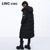 Jinyujie Unisex 90% Duck Down Long Puffer Jacket N24808547