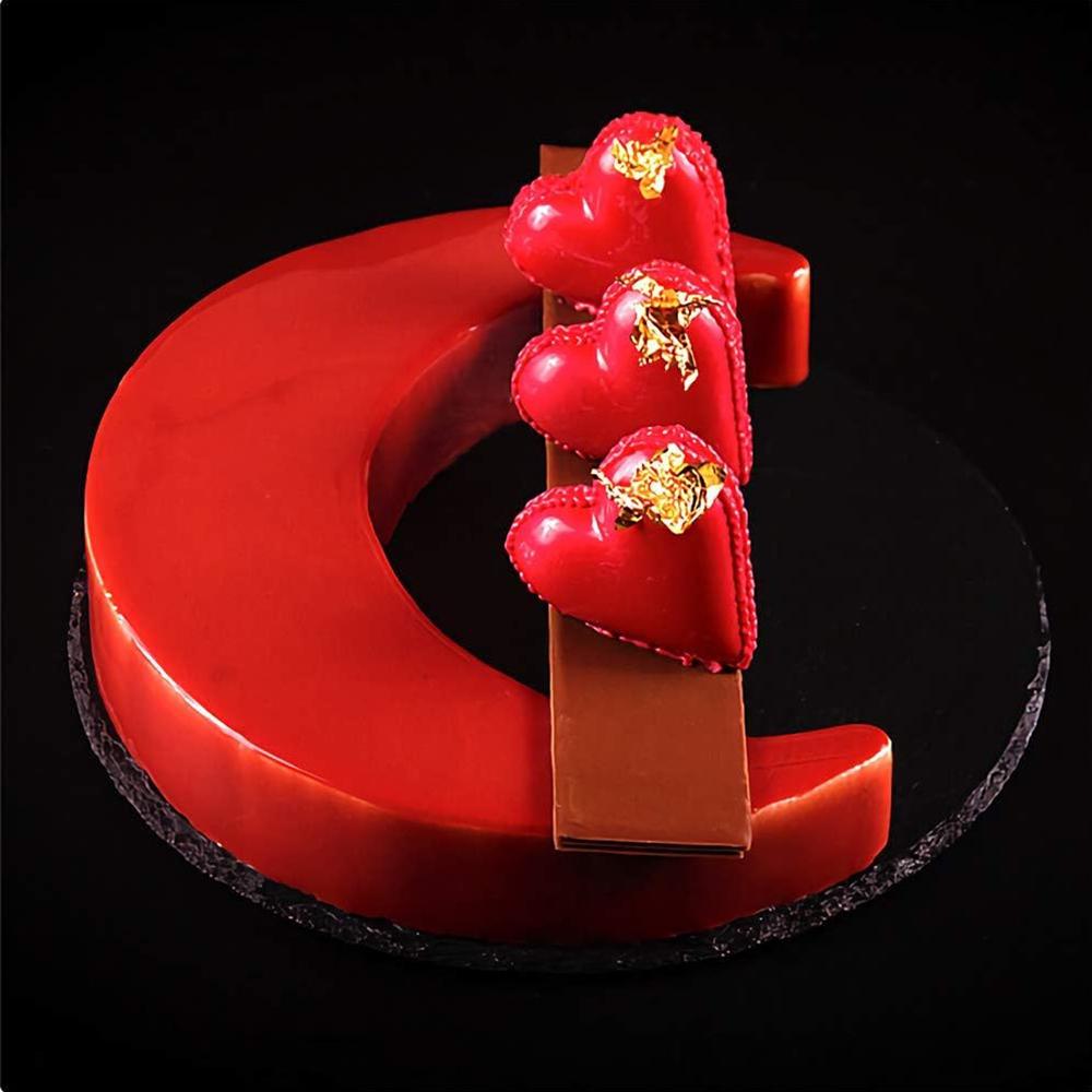 3D Mond Silikon Kuchenform Halbmond Mondschein Mousse Kuchenform Brot Pizza Backwerkzeuge Kuchen Dekorationsform