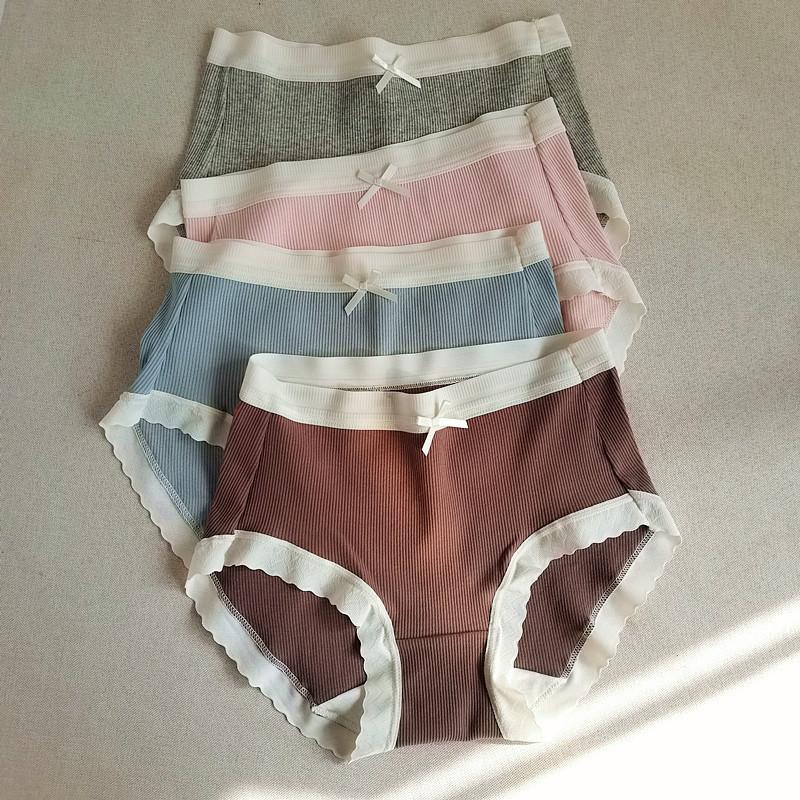 

5 шт./лот, женские трусики, большие размеры M-3XL, женские трусики для живота, нижнее белье, женское дышащее хлопковое нижнее белье, женские трусики, трусы 5pc M разноцветный