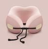 Portable Memory Foam U-Shaped Neck Pillow - Foldable Travel Support for Airplane, Car, Nap
