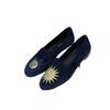 Sheepskin Version~ Genuine Leather French Round Head Comfortable One-pedal Flat-soled Soft-soled Loafers Doudou Single Shoes Women's Small Leather S