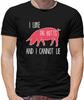 J'aime les derrières de porc et je ne peux pas mentir T-shirt Homme - Drôle - BBQ - Nourriture - Burger