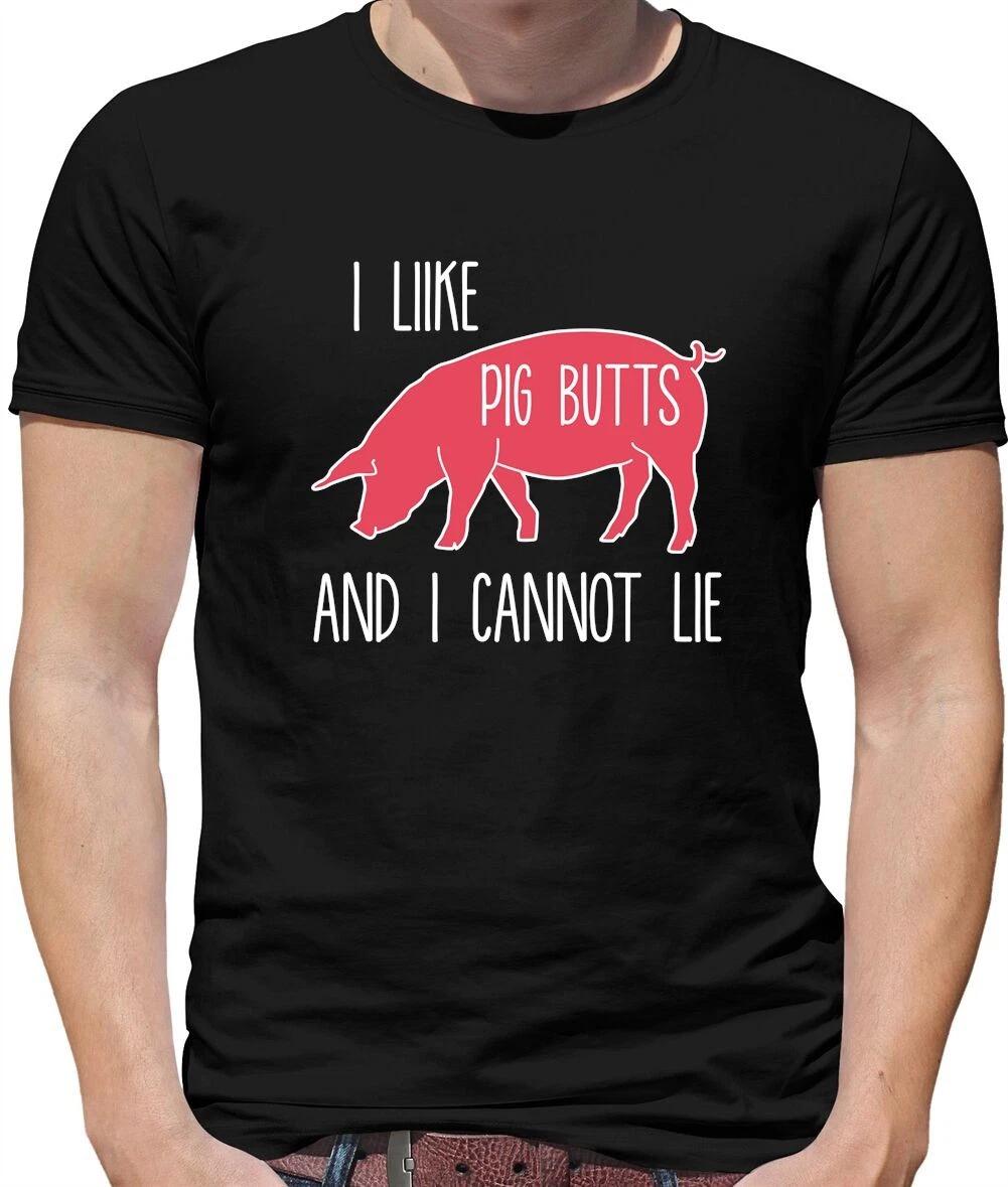 I Like Pig Butts And i Cannot Lie Mens T-Shirt - Funny - BBQ - Food - Burger XXXXL