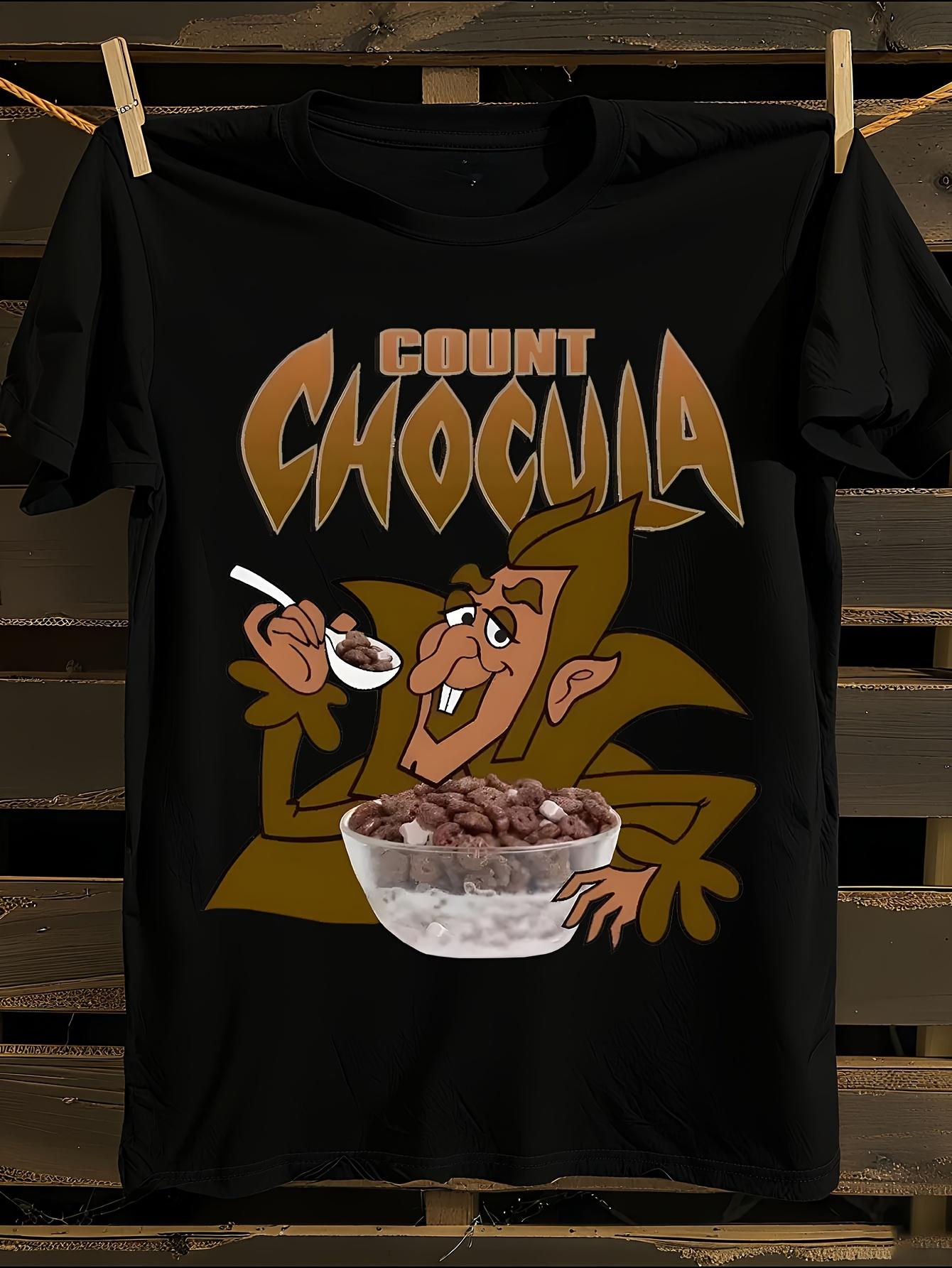 General Mills Count Chocula Cereal Vintage Retro T-shirt L