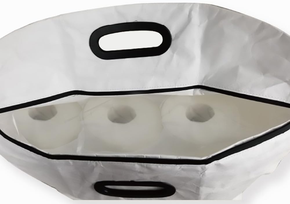 Hassi Top-in Toilet Paper Storage, 48.6 x 12.3 x 39.5 cm, White, EX-3229