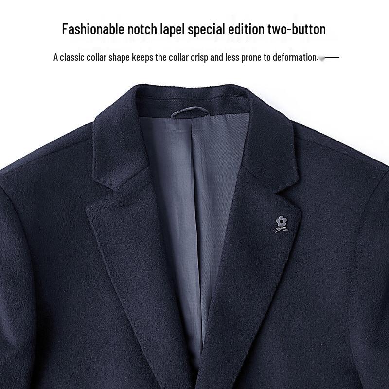 MONTAGUT Men's Luxury Winter Wool Cashmere Silk Suit