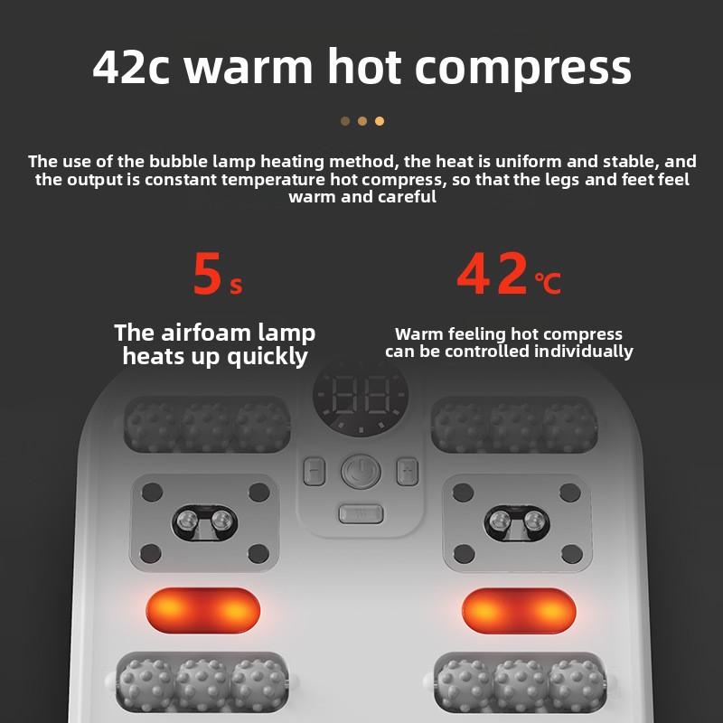 Foot Massager Automatic Massage Foot Kneading Through Meridians Infrared Warm Physiotherapy Instrument Foot Massager