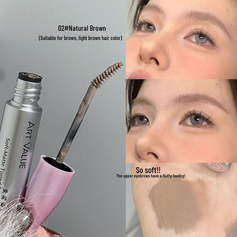 Art Value Soft Mist Tinted Brow Mascara: Long-Lasting, Curling, Korean Style Brow Enhancer