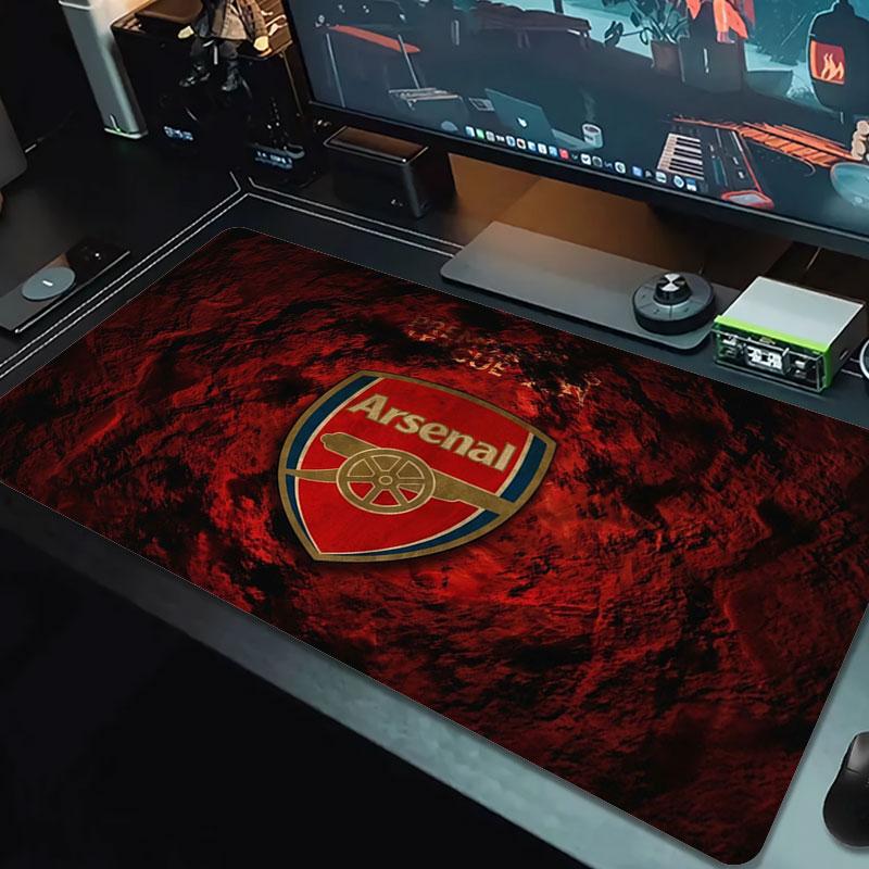 Arsenal F Large Size Mouse Pad Large Gaming Table Cushion Non-slip Laptop Tablet Big Mousepad XXL Mat Mini PC Playmat With Lock edge