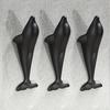 Set Of 3 Dolphin Hooks, Entryway Corner Coat Hooks, Creative Key Hooks Without Drilling, Coat Hooks, Wall Mounted Simple Bathroom Hooks