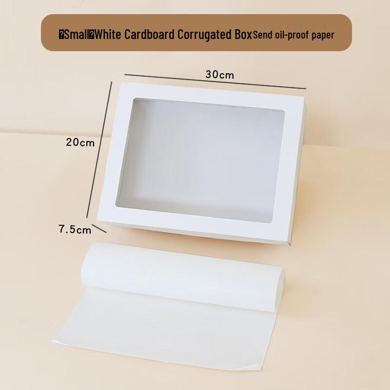 Baizien Kraft Paper Window Food Boxes