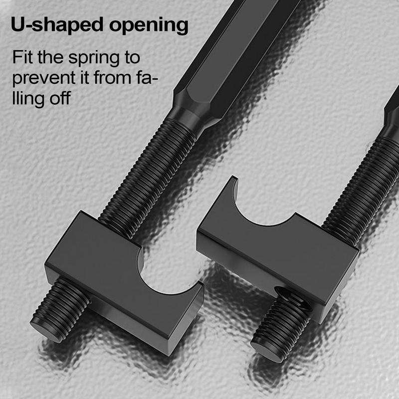 2pcs  Spring Compressor Strut Spring Compressor Kit Manual Removal Puller Tool for Motorbike Front Strut Replacement