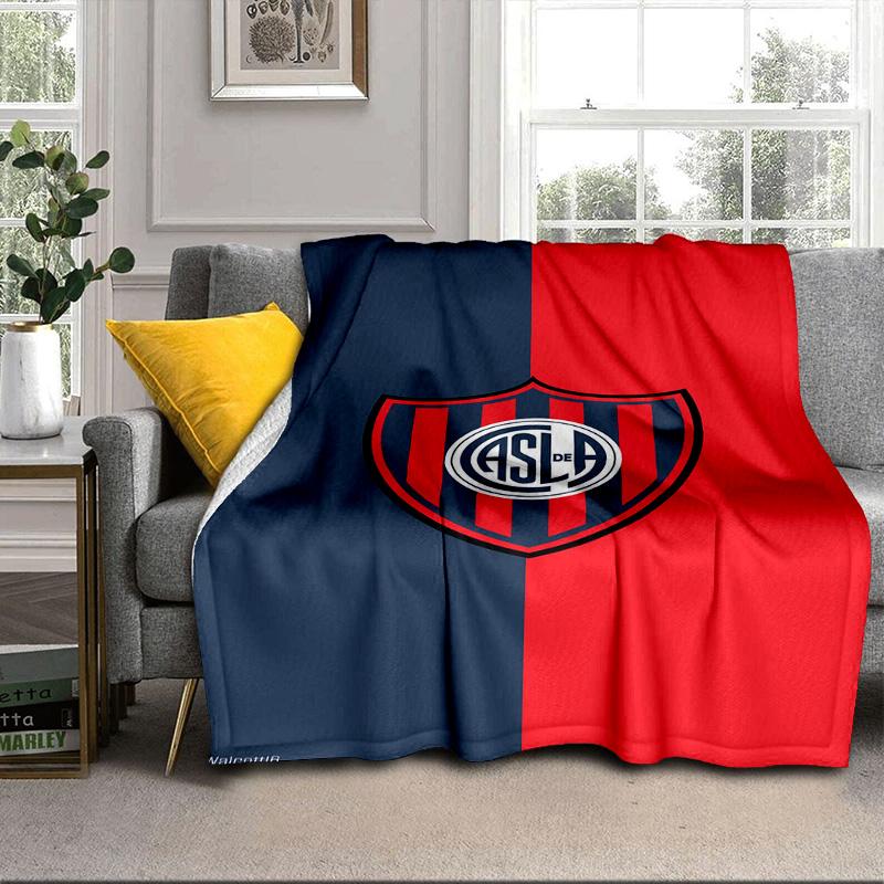 Club Atletico San Lorenzo  Portable Blanket/Soft Blanket Bedding Blanket Suitable for Travel Camping Living Rooms Offices Sofas Fan Gifts