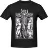 Gojiras T Shirt Crew Fashion Neck Casual Top Basic Short Sleeve Shirt Black
