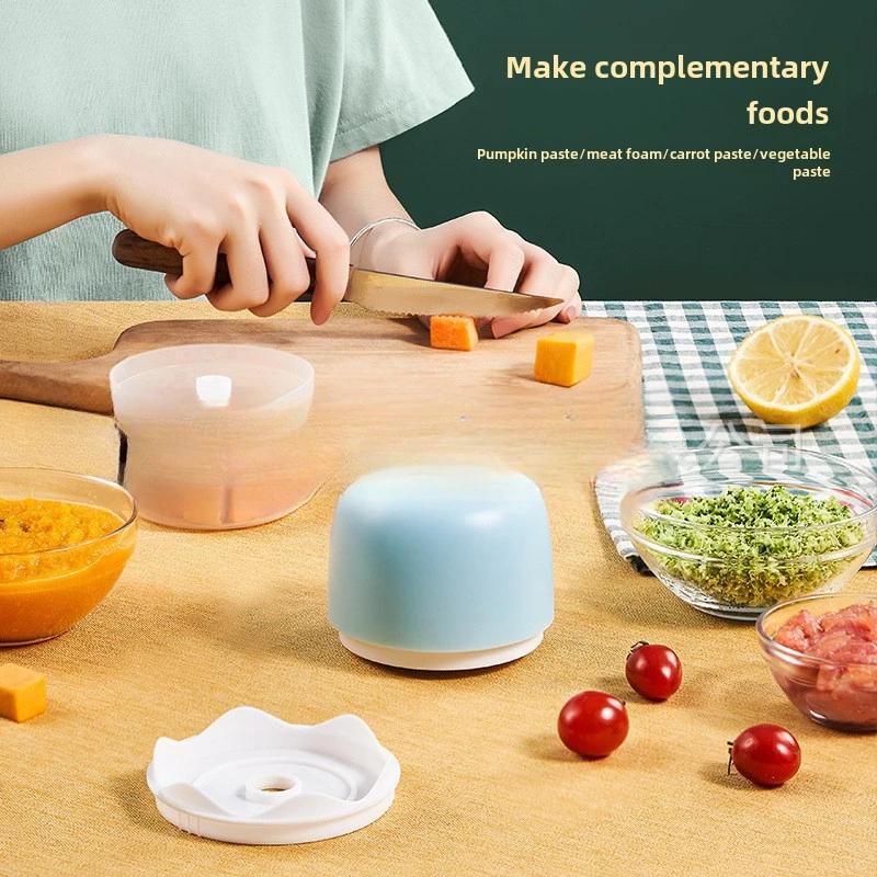 Elektryczna praska do czosnku Maszynka do czosnku bezprzewodowa Artefakt Mini krajalnica do czosnku