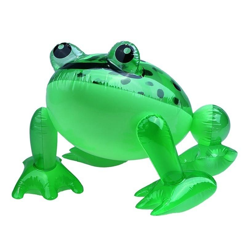 Inflatable Frog Blow Up Toy Loot/Party Bag Fancy Dress Green