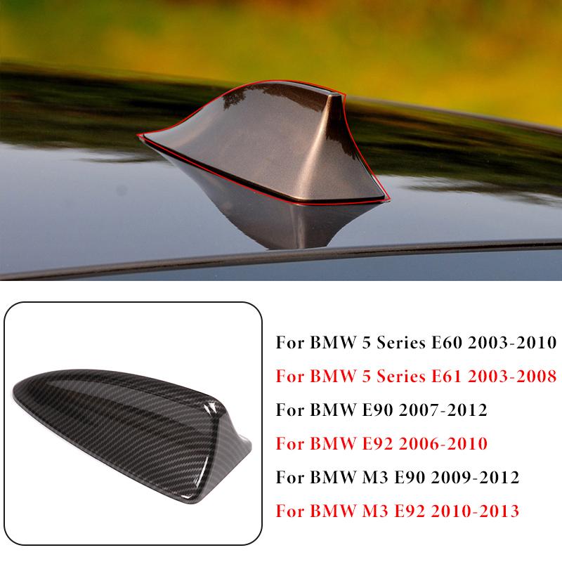 

Крыша автомобиля плавник акулы декоративная антенна крышка наклейка отделка для BMW E60 E61 E90 E92 F15 F16 F20 F26 F45 F46 F48 F85 G01 2