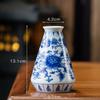Antique Blue and White Chinese Porcelain Vase - European & American Handicraft for Flower Arrangements