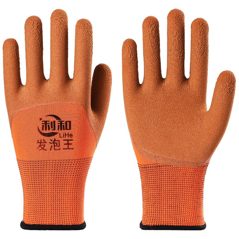 

1 шт. Садовые перчатки, дышащие, водонепроницаемые, устойчивые к проколам, износостойкие, удобные, покрытые латексом рабочие перчатки зелёный