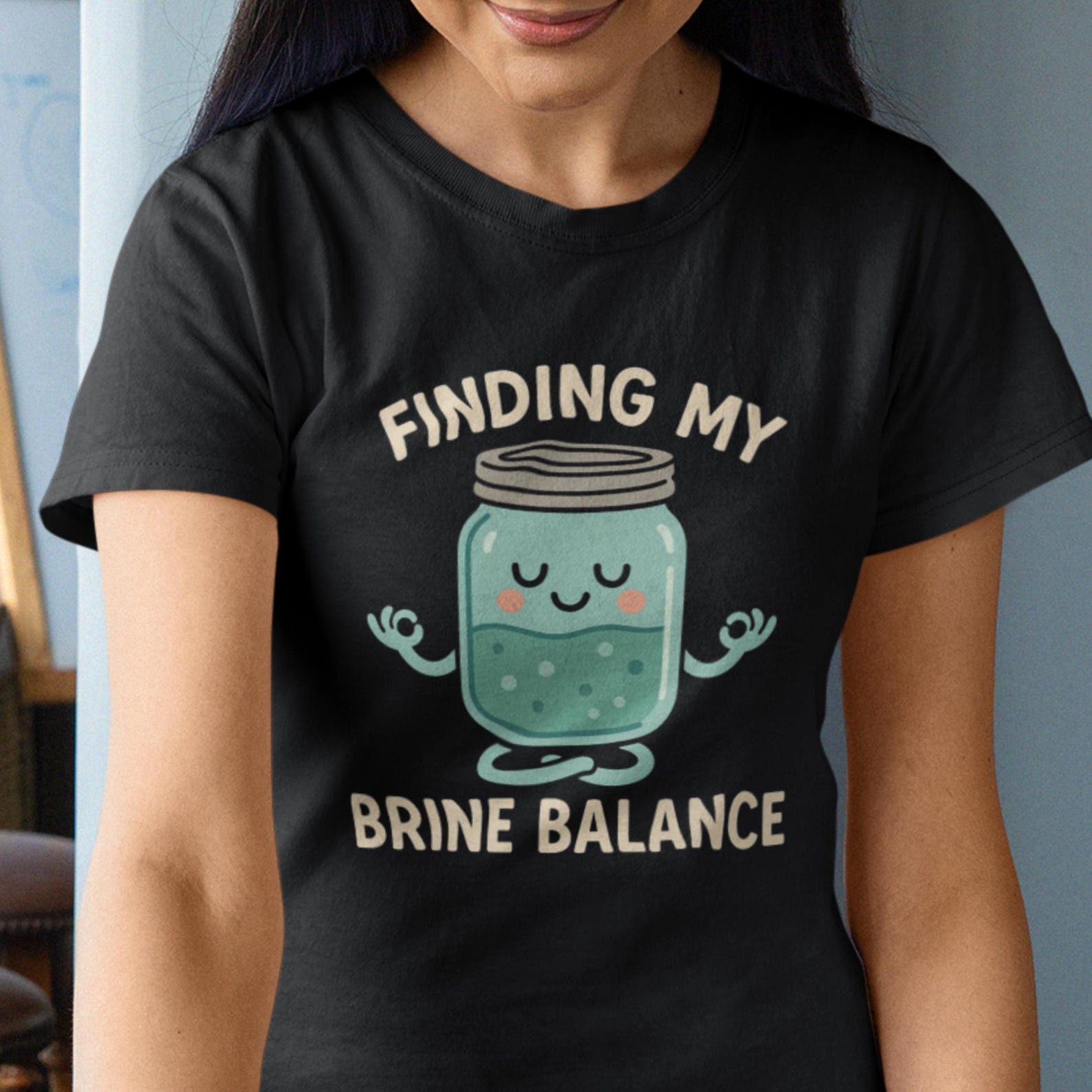 Finding My Brine Balance Fermentation Yoga Tee 3XL