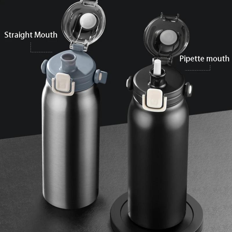 Stainless Steel Thermo Bottle Large Capacity Thermal Water Bottle Portable Vacuum Mug Thermos Insulated Cup Tumbler Flask Gym
