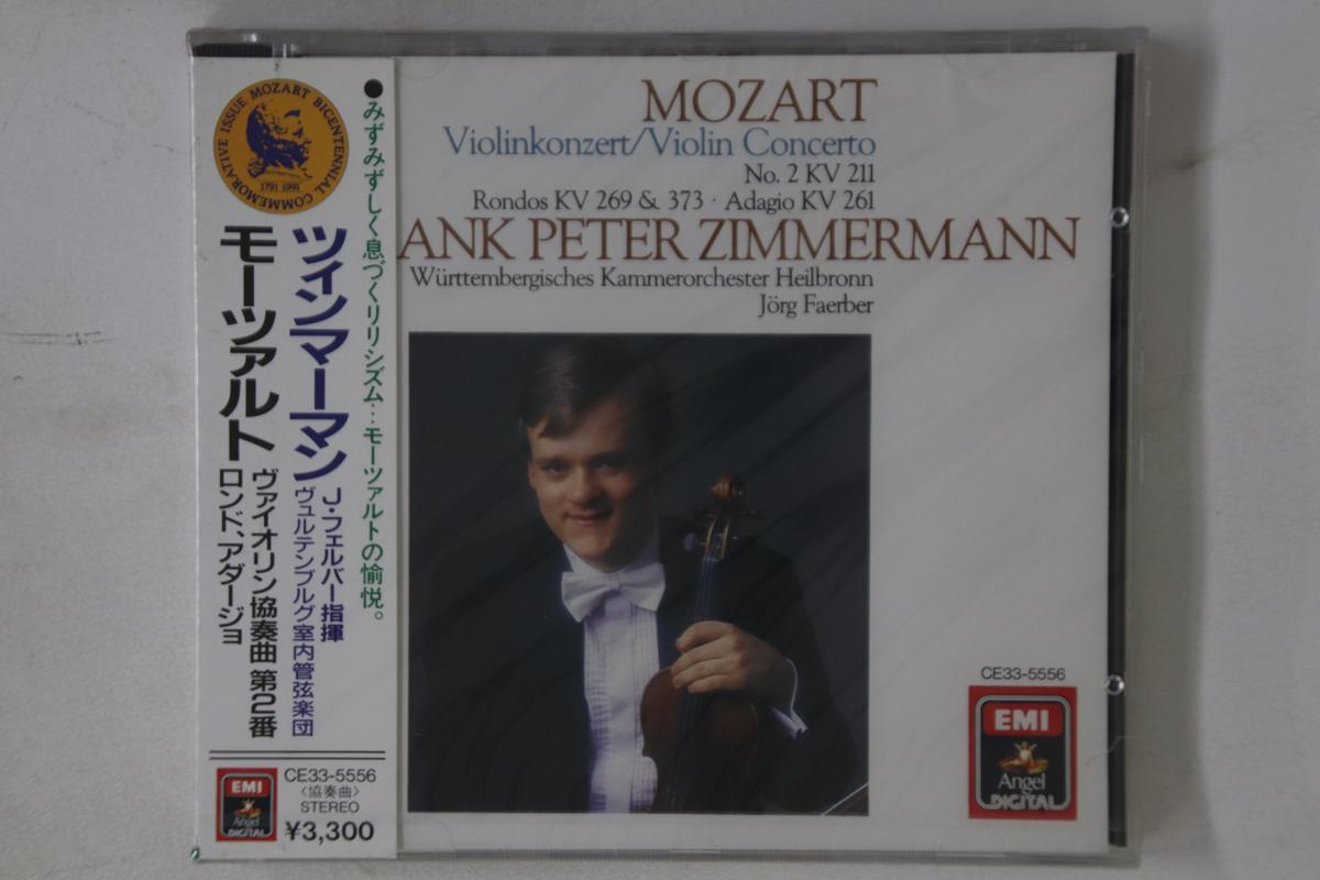 

CD FRANK PETER ZIMMERMANN - Mozart CE335556PROMO EMI Japan Obi Classical Used