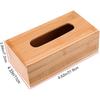 Bamboo Facial Tissue Box Holder/Cover for Kleenex Wooden Tissue Paper Boxes Holder Dispenser (Rectangular)