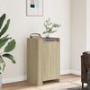 VidaXL Buffet Sonoma Oak 45x35x75 Cm Engineered Wood, Cabinet, Sideboard, Storage Cabinet, Cupboard, 848397