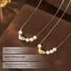 Banyan Tree S925 Silver Irregular Clavicle Chain Love Pearl Necklace