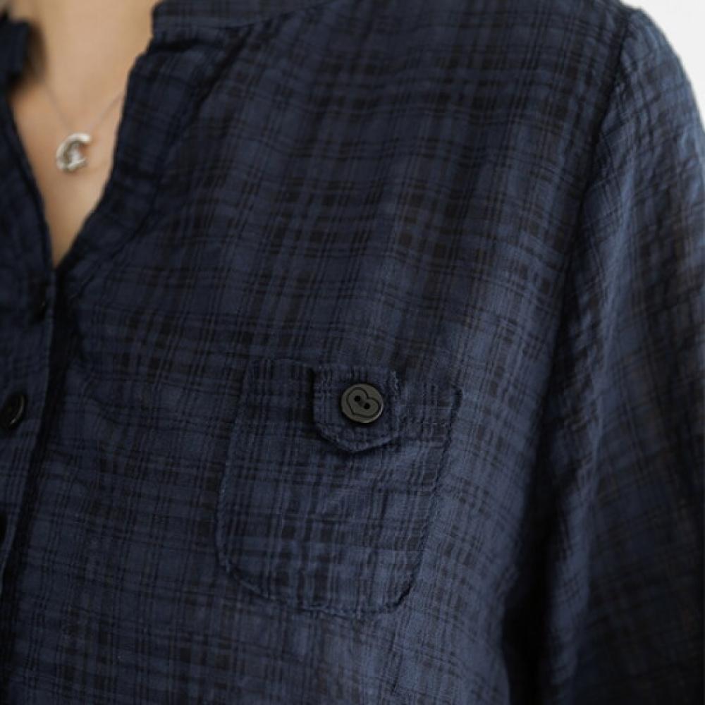 Dedra Daydin Half Open Blouse 110 Size Tbf3036