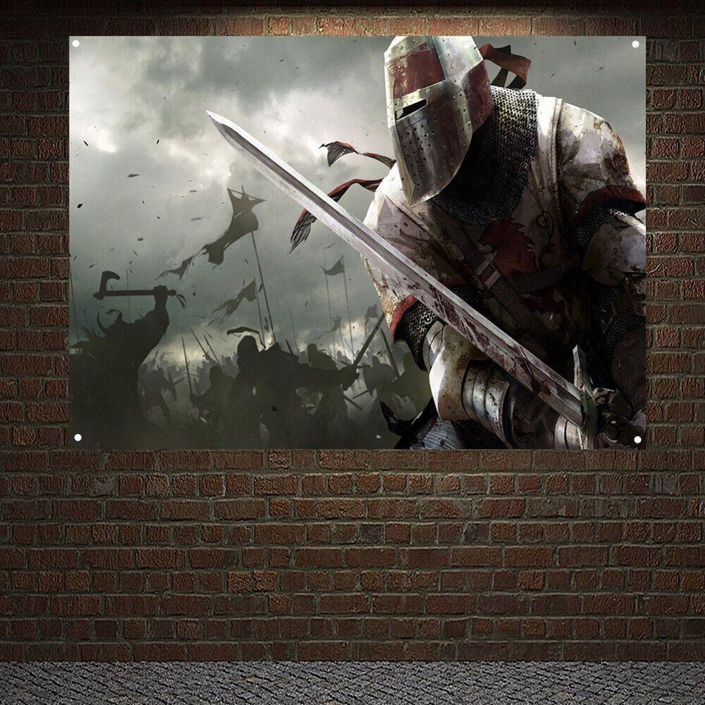 Tapestry of the Battle of the Knights Templar 75x100