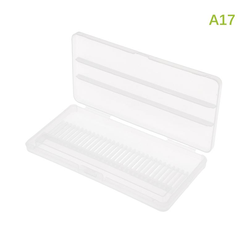 1/5Pcs Nail Art Drill Stand Storage Box - Drill Bit & Milling Cutter Accessories Organizer for Nail Art Tools